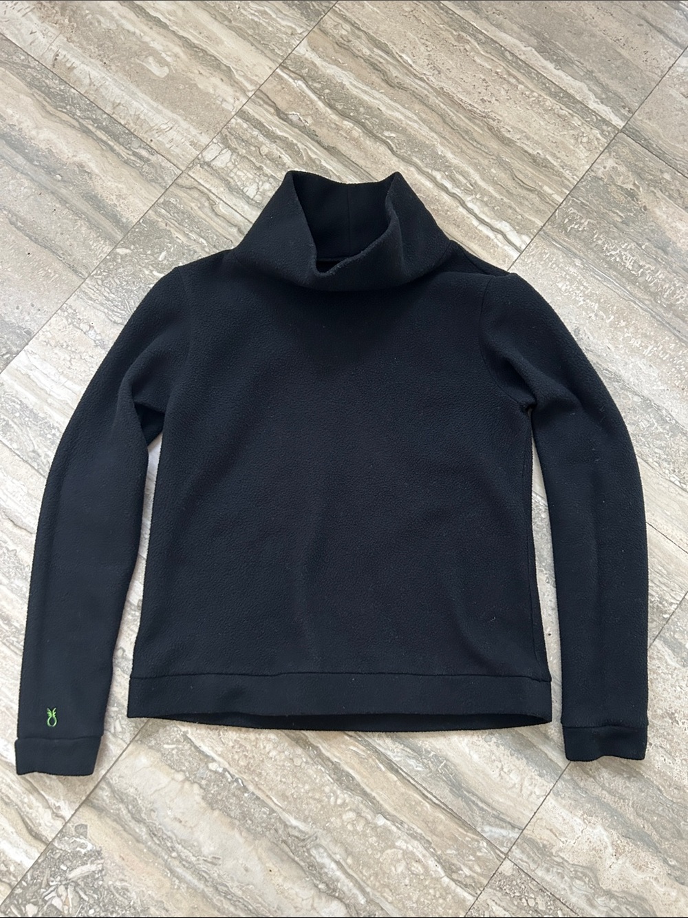 Dudley Stephens Black Funnel Neck Pullover Size XS